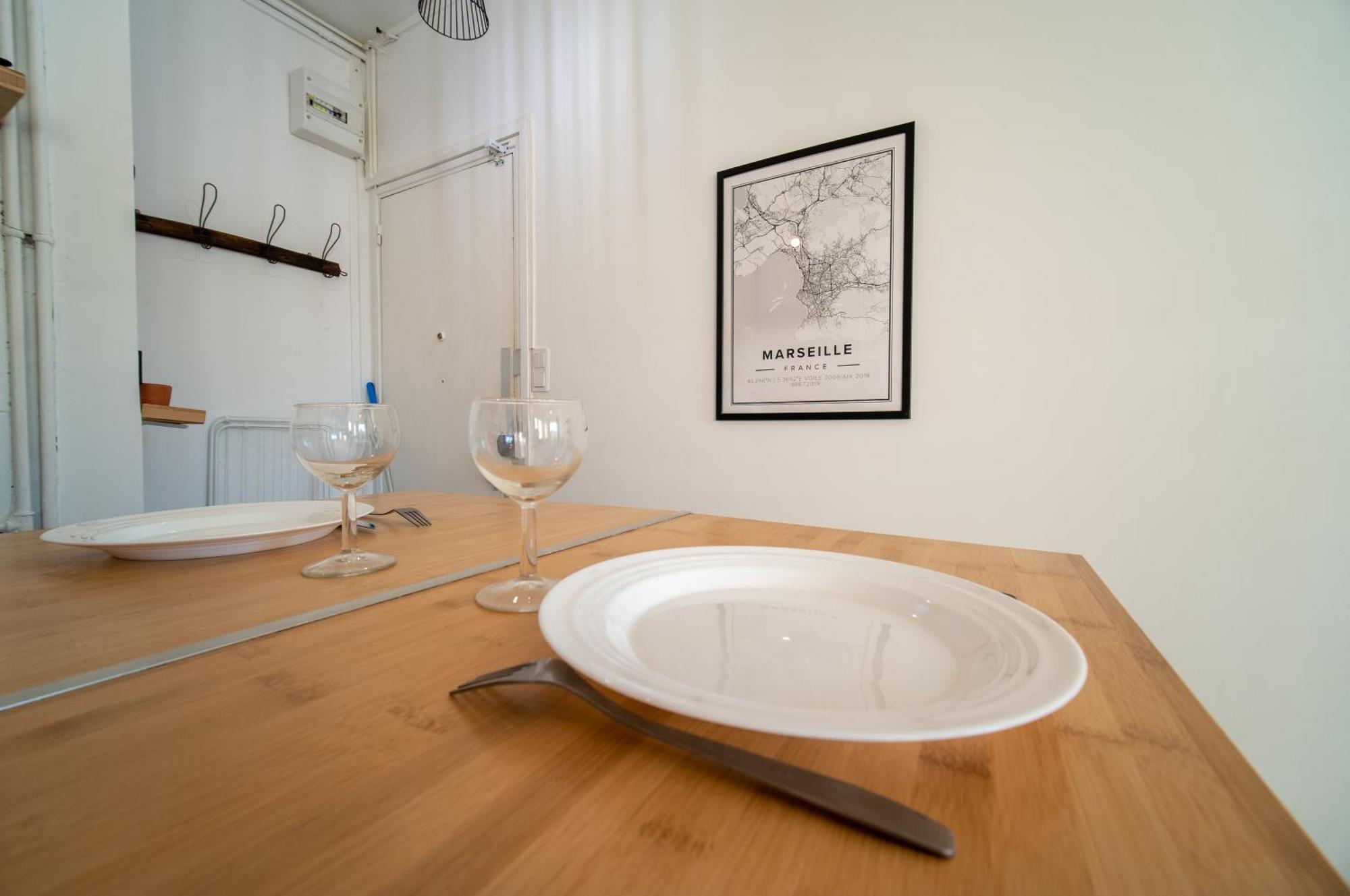 Appartement Tout Equipe Vieux Port 4 Couchages Marsylia Zewnętrze zdjęcie